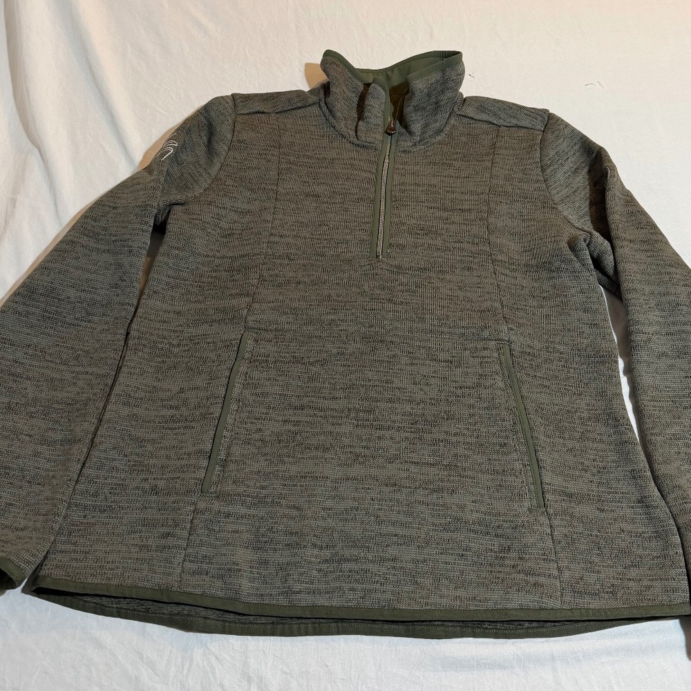 Kuhl Women's Ascender Quarter 1/4‎ Zip Fleece Sweater Jacket Size Large